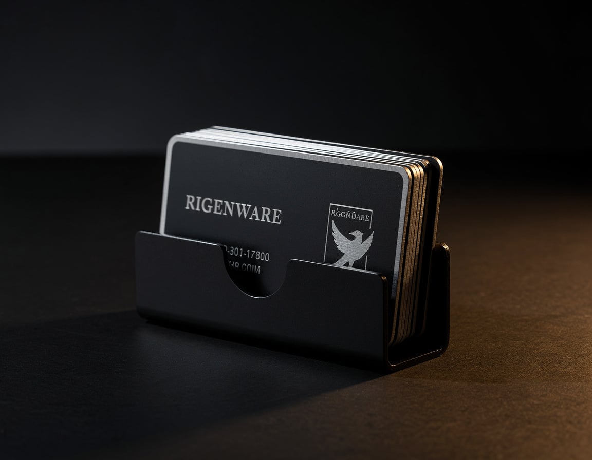 The Calling Card — engraved metal business cards